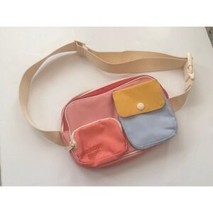 OshKosh Bgosh Skip Hop Kids Colorblock‎ Fanny Pack Belt Bag Pink Yellow Blue